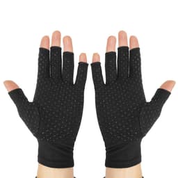 Fingerlösa Kompressionshandskar Svart XL