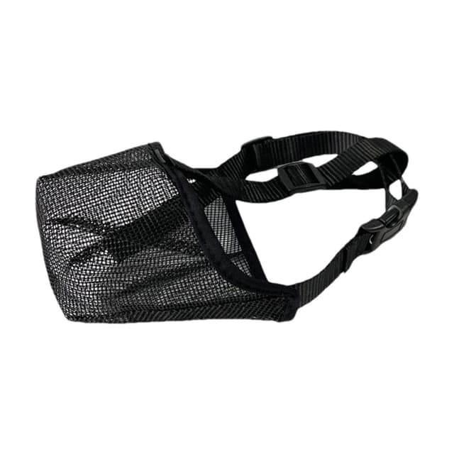 Hundesnuten i nylon Sort L