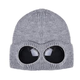 Strikket hue med beskyttelsesbriller Grey