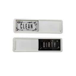 Astianpesukoneen magneetti CLEAN / DIRTY kyltti musta/valkoinen