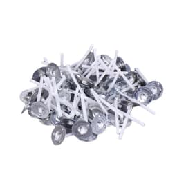 Ljusvekar för värmeljus 100-pack Vit