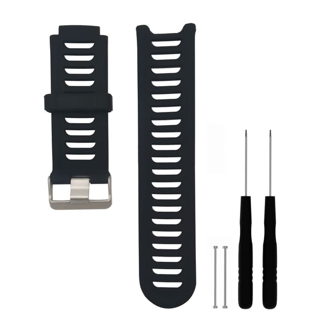 Klockarmband silikon Garmin Forerunner 910XT Svart