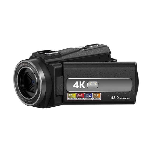 Videokamera 4K UHD/48MP/16x zoom/vidvinkelobjektiv/ kort/mikrofon