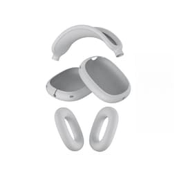 Ørepuder, beskyttende skal og hovedbøjlepude til Airpods Max hovedtelefoner Lysegrå