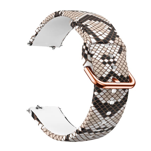 Silikonarmband för Samsung Galaxy Watch Ormskinnsmönster 20 mm