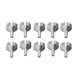 Minitrattar för Parfympåfyllning 10-pack Silver