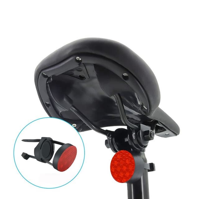 Stöldskydds AirTag-cykelfäste med reflex Röd