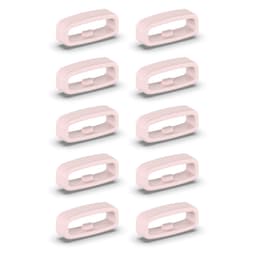 Løkke for 22 mm klokkerem i 10-pakning Pink