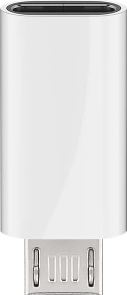USB-adapter Micro-USB till USB-C™, OTG, vit