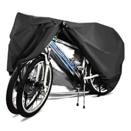 Vandtæt cykelcover / cover til 2 cykler Sort
