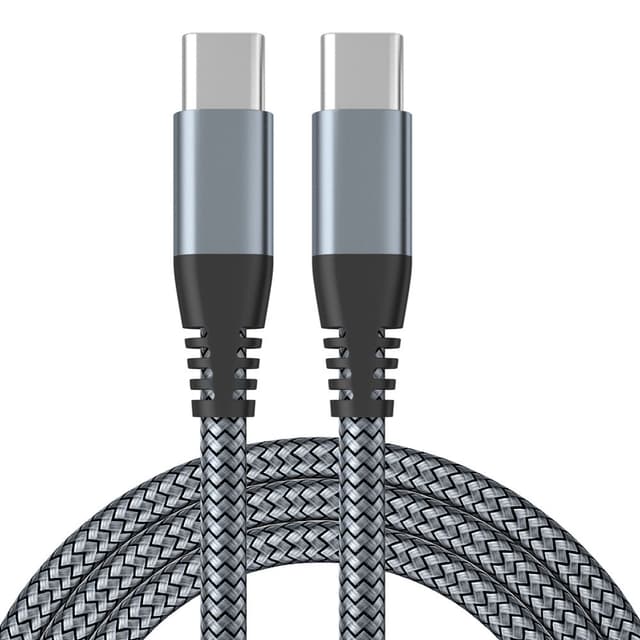 USB-C ladekabel 60 W hurtiglading Grå 3 m