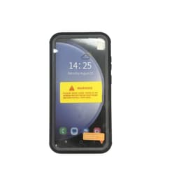Samsung A55 magneettinen kännykkäkuori Musta + harmaa