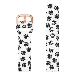 Silikone urrem til Samsung Galaxy Watch Brunt leopardprint 20 mm