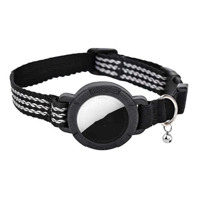 Reflekterende kattehalsbånd med holder for Airtag XS