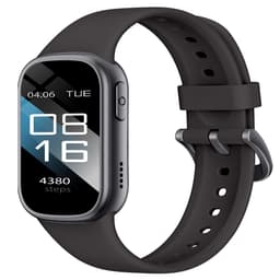 Smartwatch med Bluetooth och Hälsoövervakning Svart