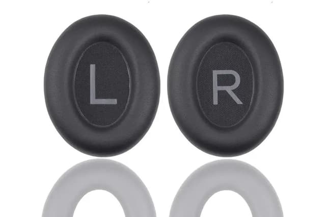 Öronkuddar till Bose QC45 hörlurar Svart