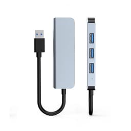 USB-hub med 1 USB3.0-port og 3 USB2.0-porter