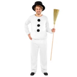 Snemand kostume - M