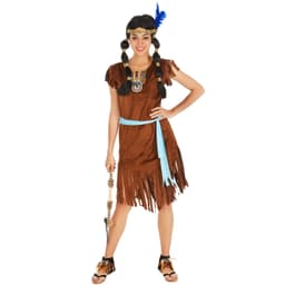 tectake Maskeraddräkt Dam Indian Phoenix