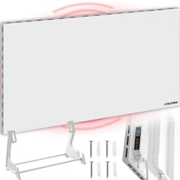 tectake Hybrid-infravärmare med termostat och tippskydd - 900 W