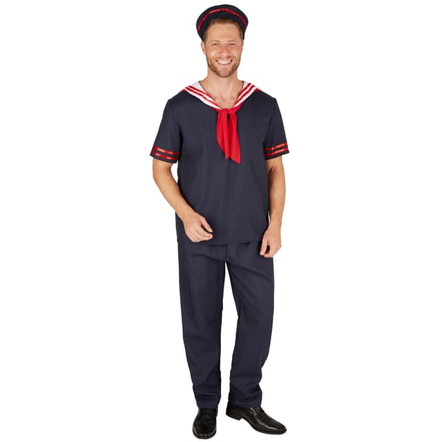 Matros kostume mand - XXL