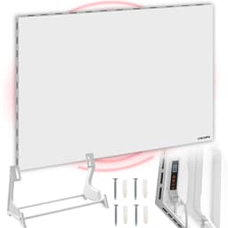 tectake Hybrid-infravärmare med termostat och tippskydd - 700 W