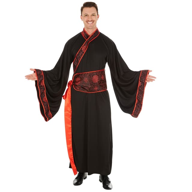 Asiatisk inspireret kostume mand - L