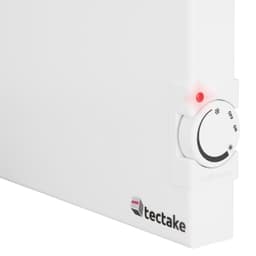 tectake Infraröd värmepanel med termostat 60 x 60 x 4 cm Vit