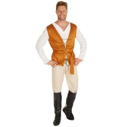tectake Maskeraddräkt Herr Medeltida Bonde