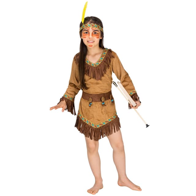 tectake Maskeraddräkt Indianflicka Shania
