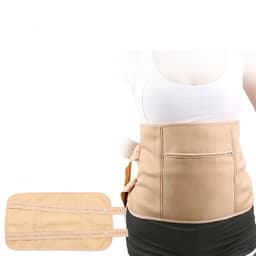 Kompress som letter absorpsjonen av lakserolje Beige