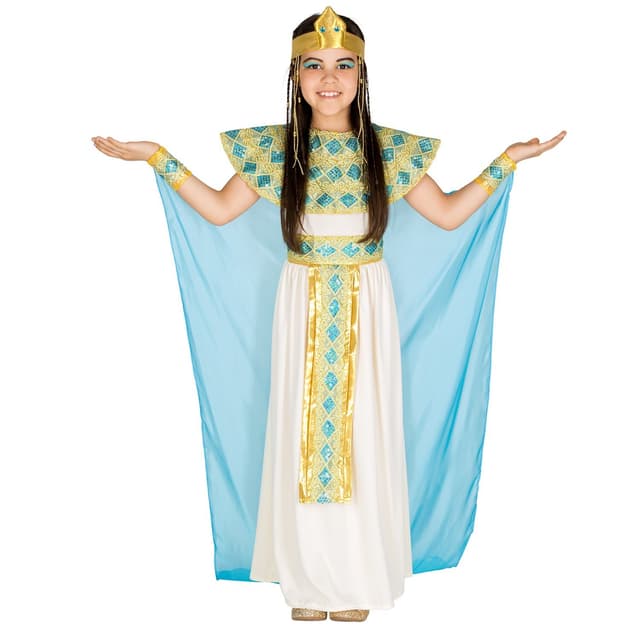 Kleopatra børnekostume - 128 (8-10y)