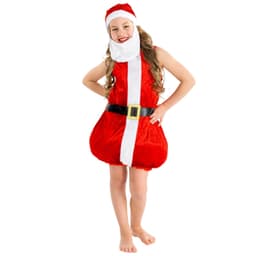 Sød julepige børnekostume - 116 (5-7y)