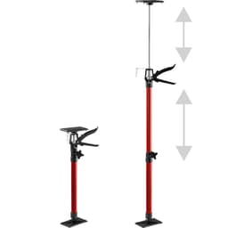 2 Monteringsstøtter dør 51-115cm - rød