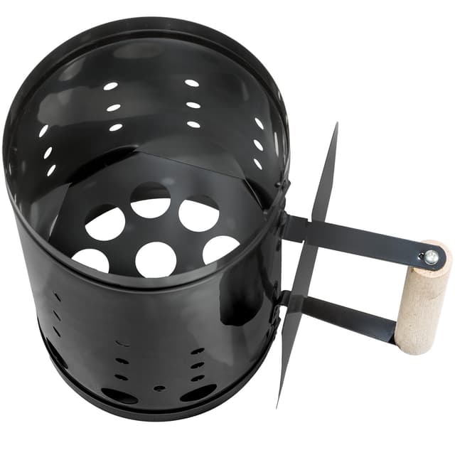 tectake Grilltändare med värmeskydd - svart