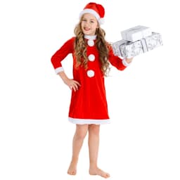 Nissepige børnekostume - 152 (12-14y)