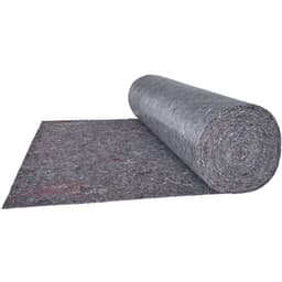 tectake Malerfilt 50 m² 5000 x 100 x 0.15 cm Grå
