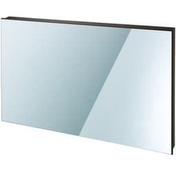 tectake Infrarødt varmelegeme spejl 93 x 62 x 4 cm Sort