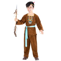 Indianeren Lille Bjørnepote børnekostume - 116 (5-7y)