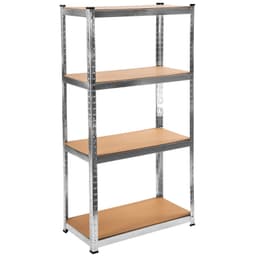 tectake Stålreol 160 x 80 x 40 cm, 280 kg