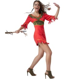 Smuk Mohikaner kostume - L