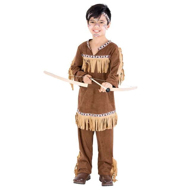 Indianeren Sorte Fugl kostume - 140 (10-12y)