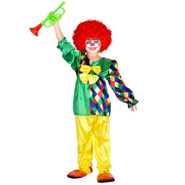 tectake Maskeraddräkt Flicka Clown Mimmi