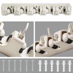 Redskabsholder, 4 stk. 40,5x6x10,5cm - beige