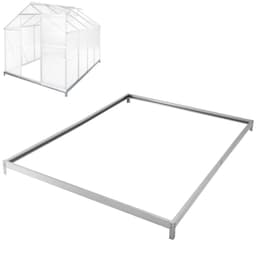 tectake Fundament til drivhus 250 x 190 x 12 cm