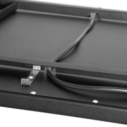 tectake Infrarødt varmepanel med kridttavle 60 x 60 x 2.5 cm Sort