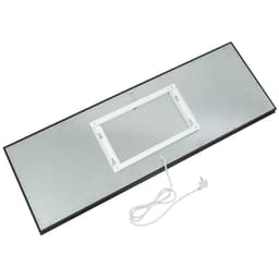 Glass Infrarød Panelovn - 850 W,svart
