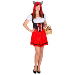 Rødhætte kostume - XL