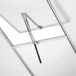 tectake Automatisk vinduesåbner til drivhus 32 x 4.5 x 5 cm Sølv