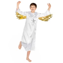 Fin Engel børnekostume - 140 (10-12y)